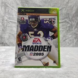 Madden NFL 2005 Xbox Original Ray Lewis Cover Pre Owned Very Light Scratches
